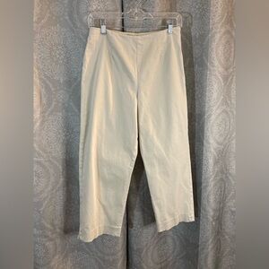 Pendleton Women’s Stone Color Side Hidden Closure Chino Pant Size 6
